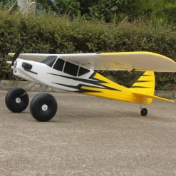 Dynam Primo RC Beginner Trainer Yellow STOL Bigfoot 4S 1450mm w/ Flaps