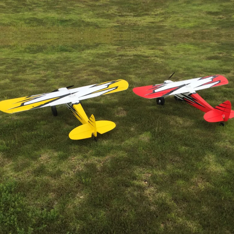 Dynam Primo RC Beginner Trainer Yellow STOL Bigfoot 4S 1450mm w/ Flaps