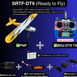Dynam Primo RC Beginner Trainer Yellow STOL Bigfoot 4S 1450mm w/ Flaps