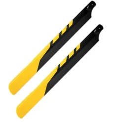 Dynam Pro3D CF Main Rotor Blade Yellow for Electric 450 Helicopter (325 mm)