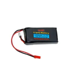 Dynam RC 11.1V 3S 1250mAh Lipo Battery w/ JST Connector