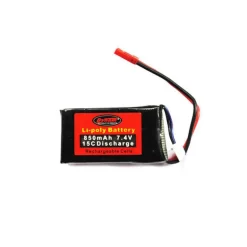 Dynam RC 7.4V 2S 850mAh Lipo Battery w/ JST Connector