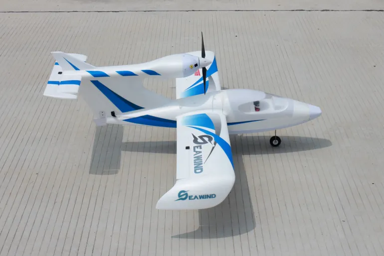 Dynam Seawind Blue RC Seaplane 1220mm Wingspan w/ Floats