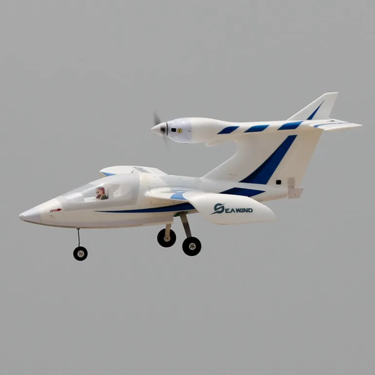 Dynam Seawind Blue RC Seaplane 1220mm Wingspan w/ Floats