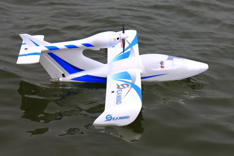 Dynam Seawind Blue RC Seaplane 1220mm Wingspan w/ Floats