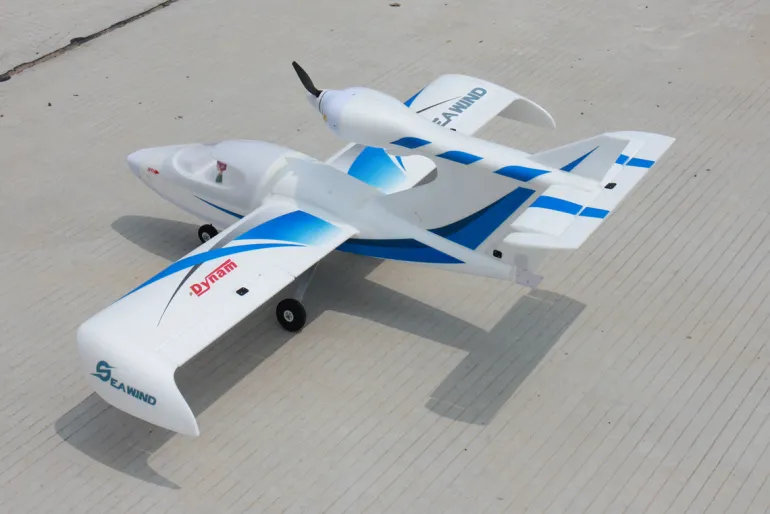 Dynam Seawind Blue RC Seaplane 1220mm Wingspan w/ Floats