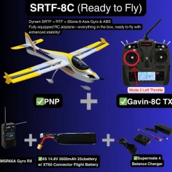 Dynam Smart 3D Sport Trainer V2 4S RC Aerobatic Plane 1500mm Wingspan