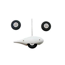 Dynam Smart Trainer Nose Landing Gear w/ Main Gear Tyers