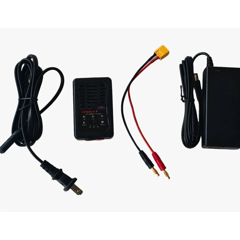 Dynam Supermate 4 Balance Charger for 2-4 Cells Lipo Battery (US/EU/UK/AU Plug)