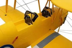 Dynam Tiger Moth DH. 82 V2 Yellow 4S RC Biplane 1300mm Wingspan