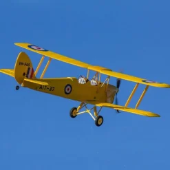 Dynam Tiger Moth DH. 82 V2 Yellow 4S RC Biplane 1300mm Wingspan