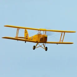 Dynam Tiger Moth DH. 82 V2 Yellow 4S RC Biplane 1300mm Wingspan