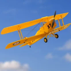 Dynam Tiger Moth DH. 82 V2 Yellow 4S RC Biplane 1300mm Wingspan