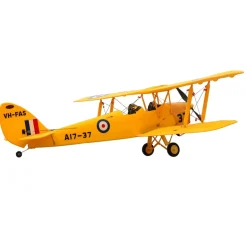 Dynam Tiger Moth DH. 82 V2 Yellow 4S RC Biplane 1300mm Wingspan