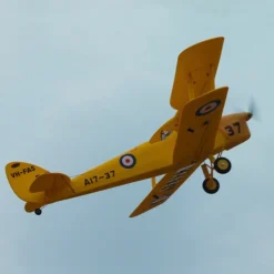 Dynam Tiger Moth DH. 82 V2 Yellow 4S RC Biplane 1300mm Wingspan