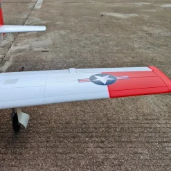 Dynam T-28 Trojan V2 Red 4S RC Warbird Plane 1300mm w/ Flaps