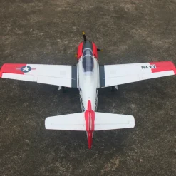 Dynam T-28 Trojan V2 Red 4S RC Warbird Plane 1300mm w/ Flaps