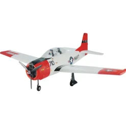 Dynam T-28 Trojan V2 Red 4S RC Warbird Plane 1300mm w/ Flaps