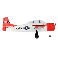 Dynam T-28 Trojan V2 Red 4S RC Warbird Plane 1300mm w/ Flaps