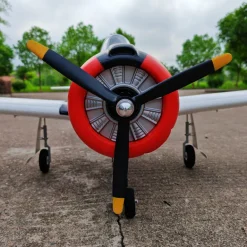 Dynam T-28 Trojan V2 Red 4S RC Warbird Plane 1300mm w/ Flaps