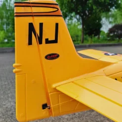 Dynam T-28 Trojan V2 Yellow 4S RC Warbird Plane 1300mm w/ Flaps