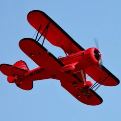 Dynam Waco YMF-5D V2 Red 4S RC Biplane 1300mm 51" Wingspan