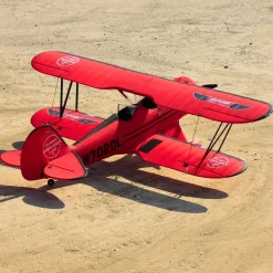 Dynam Waco YMF-5D V2 Red 4S RC Biplane 1300mm 51