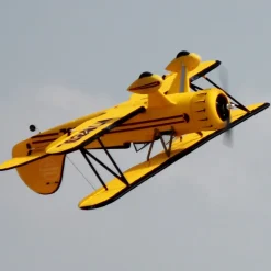 Dynam Waco YMF-5D V2 Yellow 4S RC Biplane 1300mm 51" Wingspan
