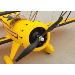 Dynam Waco YMF-5D V2 Yellow 4S RC Biplane 1300mm 51