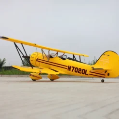 Dynam Waco YMF-5D V2 Yellow 4S RC Biplane 1300mm 51