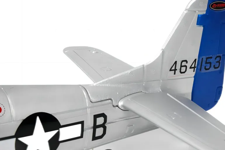 EU/AU/CA Stock Only! Dynam P-51 Mustang V2 Fred Glover RC Warbird Plane 1200mm 47" Wingspan w/ Flaps