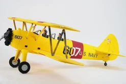 EU/CA Stock Only! Dynam Stearman PT-17 Yellow 4S RC Biplane 1300mm 51