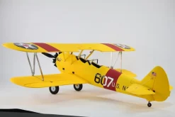 EU/CA Stock Only! Dynam Stearman PT-17 Yellow 4S RC Biplane 1300mm 51