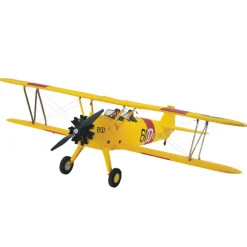EU/CA Stock Only! Dynam Stearman PT-17 Yellow 4S RC Biplane 1300mm 51