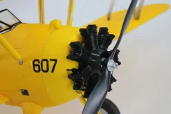 EU/CA Stock Only! Dynam Stearman PT-17 Yellow 4S RC Biplane 1300mm 51