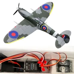EU Only! Dynam Mini Spitfire V2 900mm Wingspan 3S RC Warbird Plane - SRTF