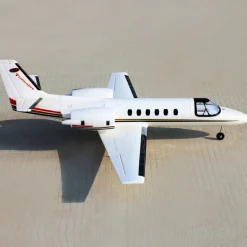 EU Stock Only! Dynam Cessna 550 Turbo Jet V2 White 4S Twin 64mm EDF RC Jet w/ Flaps