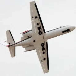 EU Stock Only! Dynam Cessna 550 Turbo Jet V2 White 4S Twin 64mm EDF RC Jet w/ Flaps