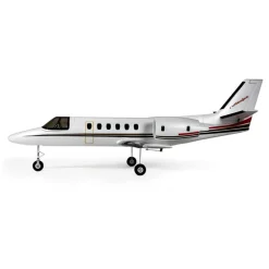 EU Stock Only! Dynam Cessna 550 Turbo Jet V2 White 4S Twin 64mm EDF RC Jet w/ Flaps