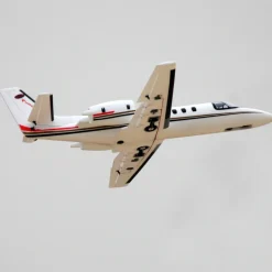 EU Stock Only! Dynam Cessna 550 Turbo Jet V2 White 4S Twin 64mm EDF RC Jet w/ Flaps