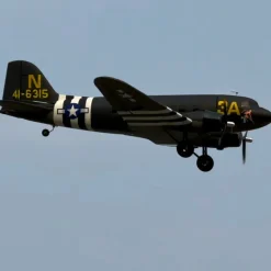 EU Stock Only! Dynam C-47 Skytrain V2 Green RC Warbird Plane 1500mm 59