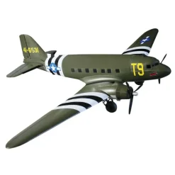 EU Stock Only! Dynam C-47 Skytrain V2 Green RC Warbird Plane 1500mm 59