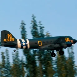 EU Stock Only! Dynam C-47 Skytrain V2 Green RC Warbird Plane 1500mm 59
