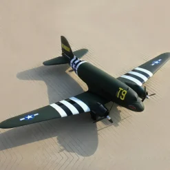 EU Stock Only! Dynam C-47 Skytrain V2 Green RC Warbird Plane 1500mm 59