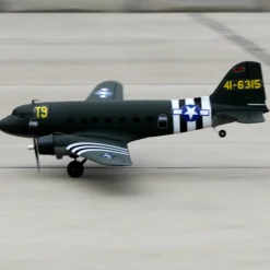 EU Stock Only! Dynam C-47 Skytrain V2 Green RC Warbird Plane 1500mm 59