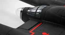 EU Stock Only! Dynam P-61 Black Widow 4S Twin Engine RC Warbird Plane 1500mm w/ Flaps