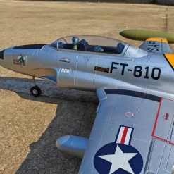 🌟🎉 Exciting New Arrival! Dynam T-33 Shooting Star F80 6S 12-Blade 70mm EDF RC Jet Trainer