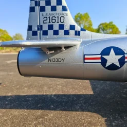 🌟🎉 Exciting New Arrival! Dynam T-33 Shooting Star F80 6S 12-Blade 70mm EDF RC Jet Trainer
