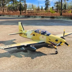 🌟🎉 Exciting New Release! Dynam EMB-312 Tucano 4S RC Scale Plane 1.3m w/ Flaps