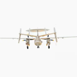 🌟🎉 New Release! Dynam E-2C Hawkeye AEW 1500mm Twin-Engine 360° Rotating Radar RC Scale Airplane